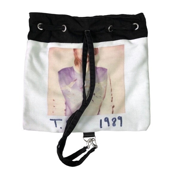 Taylor Swift 1989 Album Cover World Tour Drawstring Backpack